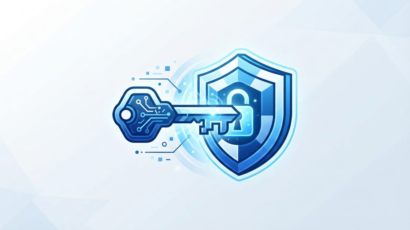 Cryptographic key securing a website shield