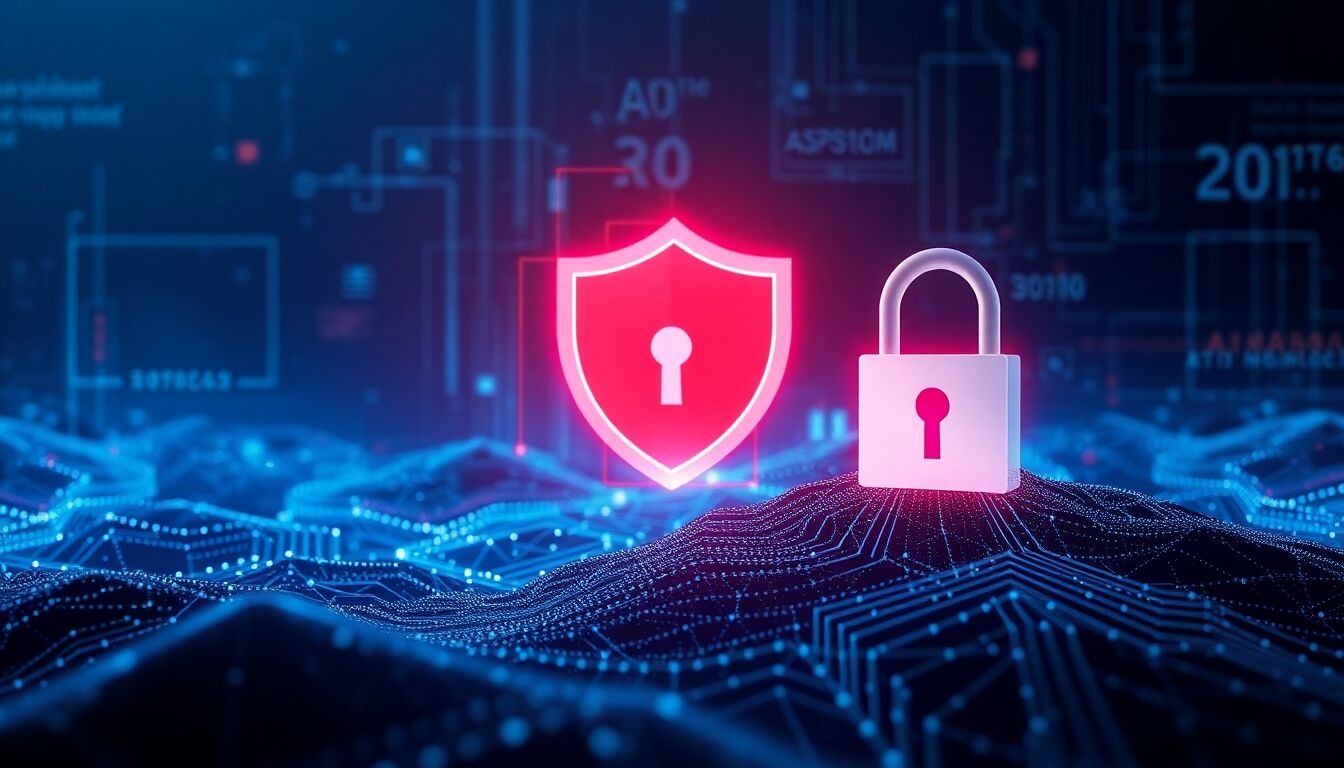 AI threats in a digital landscape. Cybersecurity measures against AI threats in a digital landscape.
