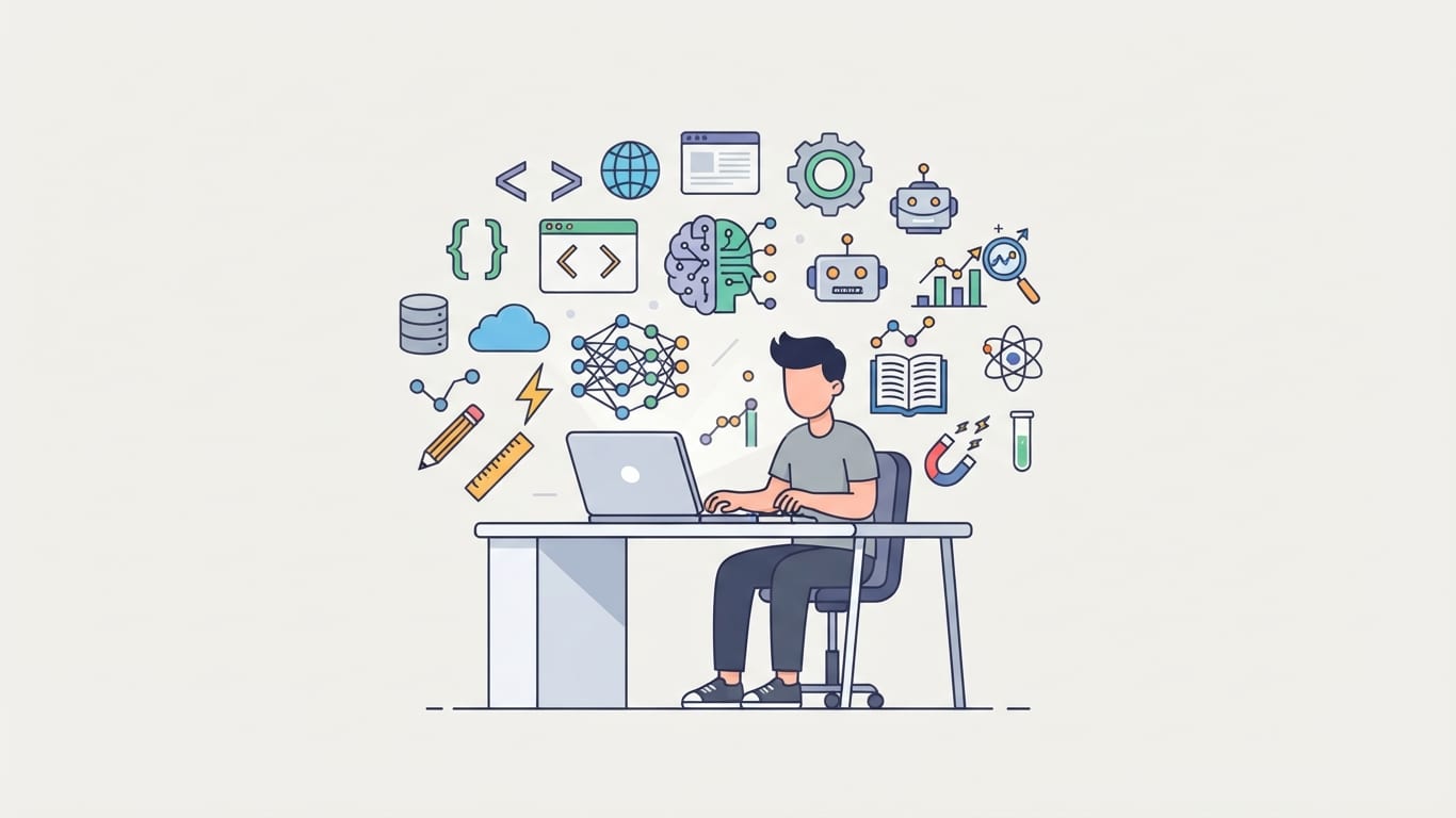 Developer working on software and machine learning projects