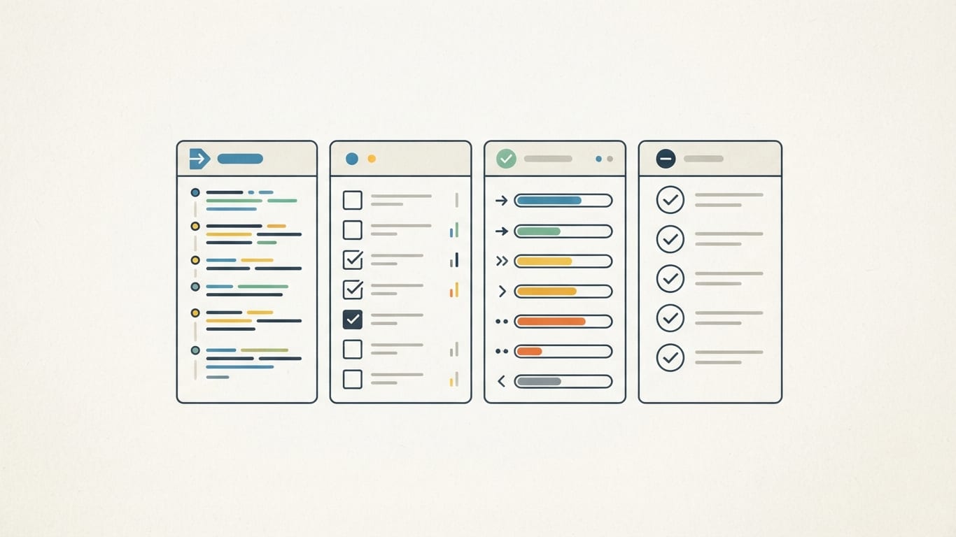 Detailed product backlog task list and user stories