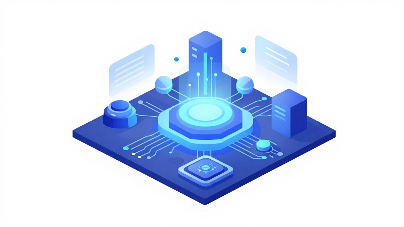 HCL Tech stock market abstract digital illustration